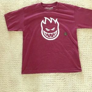 never worn spitfire logo tee